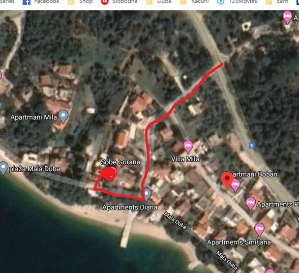 Hotel Sobe Gorana Živogošće Esterno foto